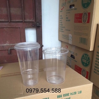 200 cốc nhựa, ly nhựa 1000ml khổng lồ kèm nắp