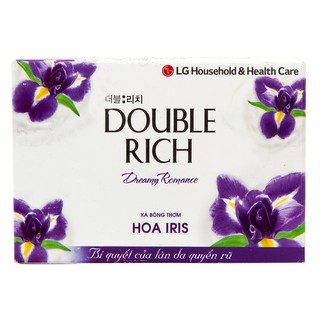 Xà bông Double Rich hương Hoa iris hộp 90g