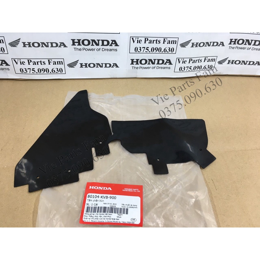 Cao su chắn bùn che máy Click 110, hàng din honda mới 100%