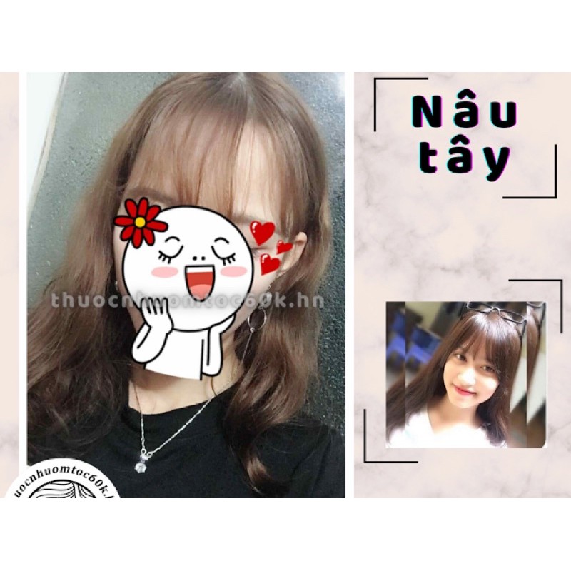 Thuốc nhuộm màu nâu tây kèm trợ dưỡng găng tay thuocnhuomtoc60k.hanoi thuocnhuomtoc60khanoi | BigBuy360 - bigbuy360.vn