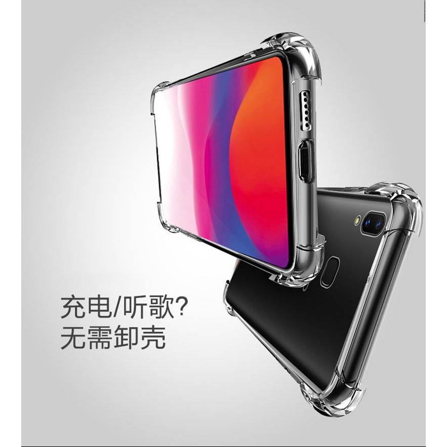 Ốp điện thoại nhựa dẻo trong suốt có khả năng chống sốc cho Xiaomi Redmi 5 Plus Note 4 5 4X Pro