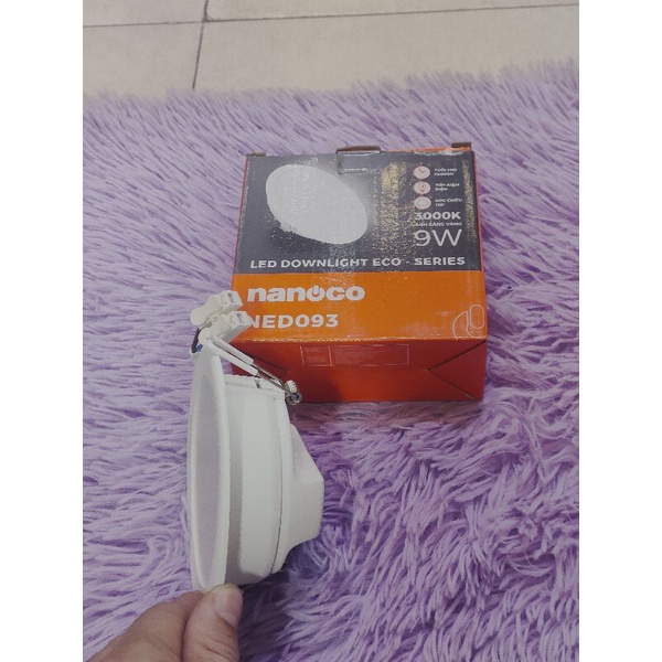 Đèn âm trần d90-9w Nanoco