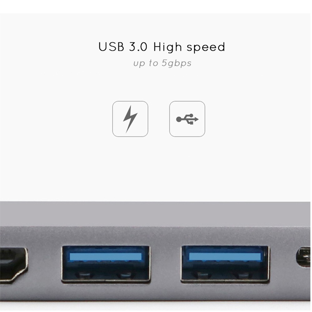 USB-C to RJ45 HDMI USB 3.0 Type C Charging Port Hub Gigabit Ethernet Lan 4K for Macbook Pro Air Thunderbolt 3 USB-C Charger