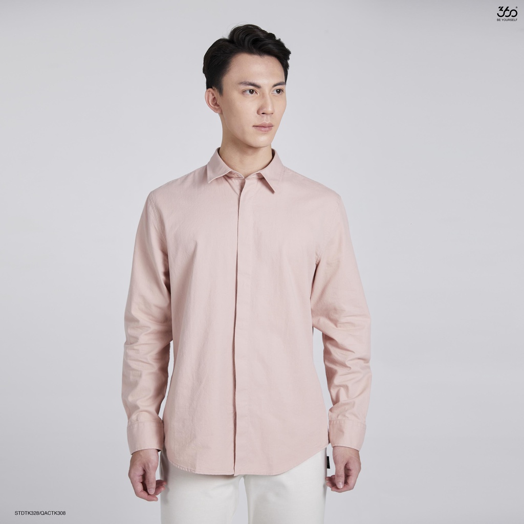 Áo sơ mi nam dài tay thương hiệu 360 Boutique chất cotton cao cấp 6 màu trẻ trung - STDTK328