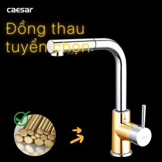 Vòi Bếp Nóng Lạnh (rút dây) - K915C CAESAR