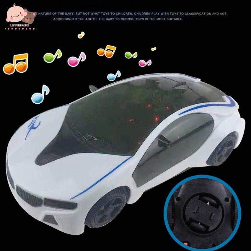 Universal LED Light Music Electric Flashing Cars Children Kids Car Toys Gift