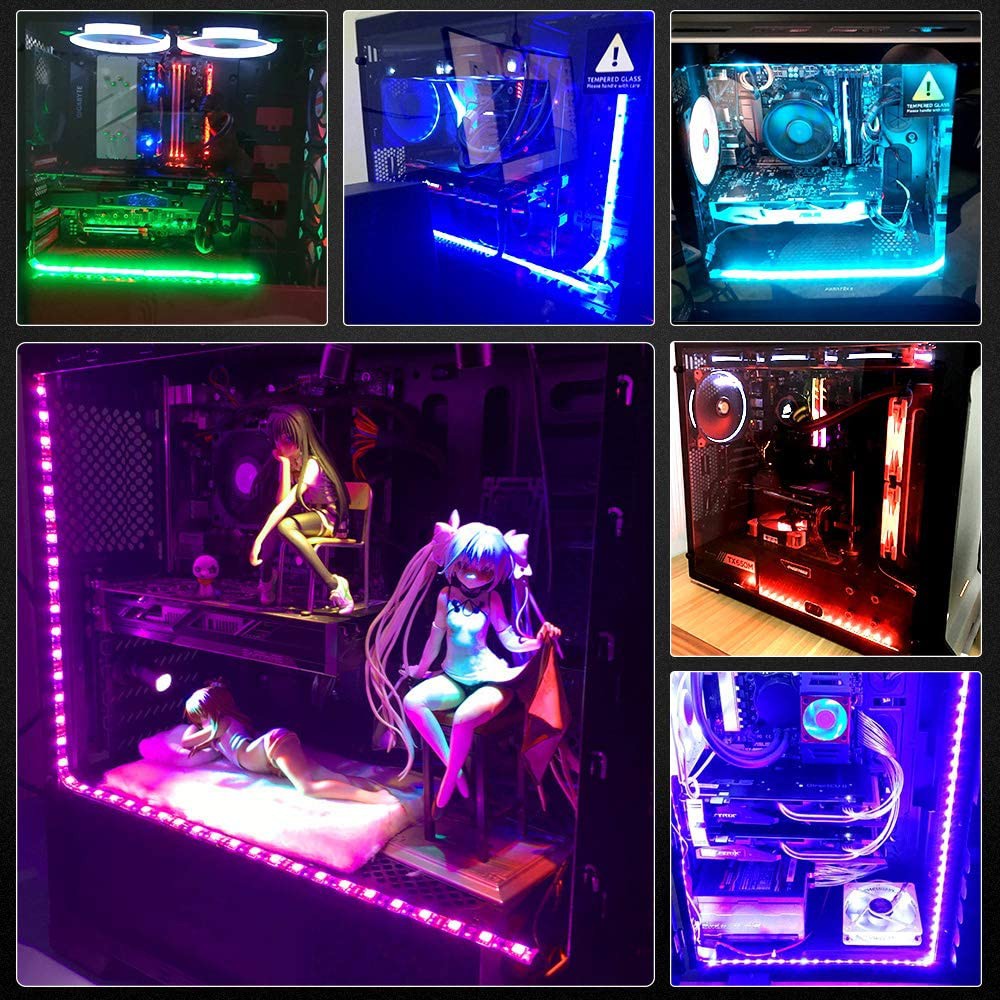 Dây led 12v RGB đồng bộ Aura Sync, RGB Fusion, MSI Mystic Light, ASrock RGB