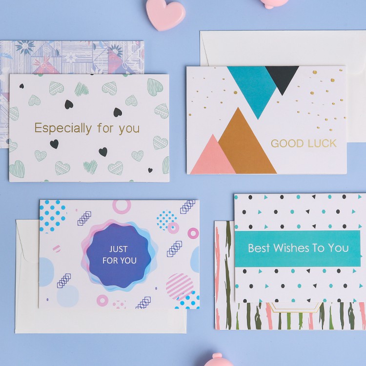 6 Thiệp Chúc Mừng Thiết Kế Đơn Giản Đáng Yêu Phong Cách Hàn Quốc