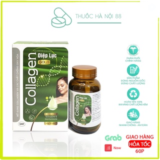 Viên uống collagen diệp lục gold hộp 30 viên giúp đẹp da chống lão hóa