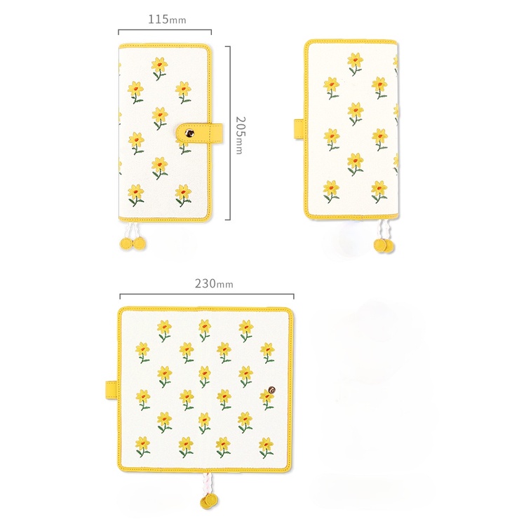 Sổ Kế Hoạch DIY Agenda Scheduler Kế Hoạch Trong Tuần Mặt Trời Kinbor Mùa Hè Mới