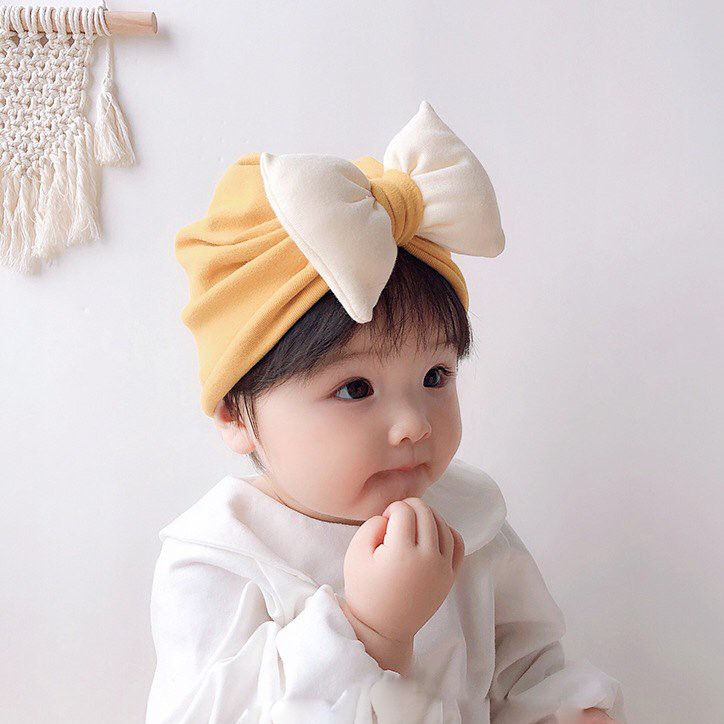 [ MẪU MỚI ] Mũ Turban Dễ Thương Nhiều Màu Sắc Cho Bé Yêu