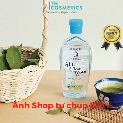 Nước Tẩy Trang Làm Sáng Da Senka All Clear Water Micellar Formula White 230ml NTT2819