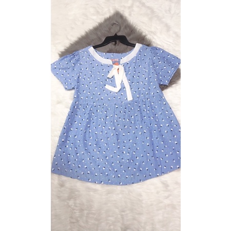 Áo bầu công sở hoa nhí chất bao đẹp bao mát