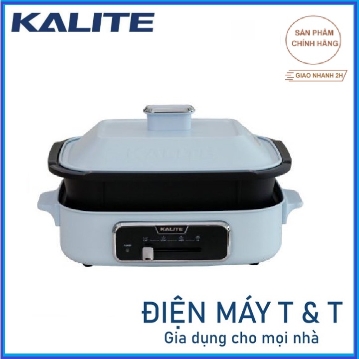 Nồi lẩu mini nướng điện đa năng Kalite KL 666 công suất 1100W, dung tích 4L hàng, tích hợp chức năng lẩu và nướng