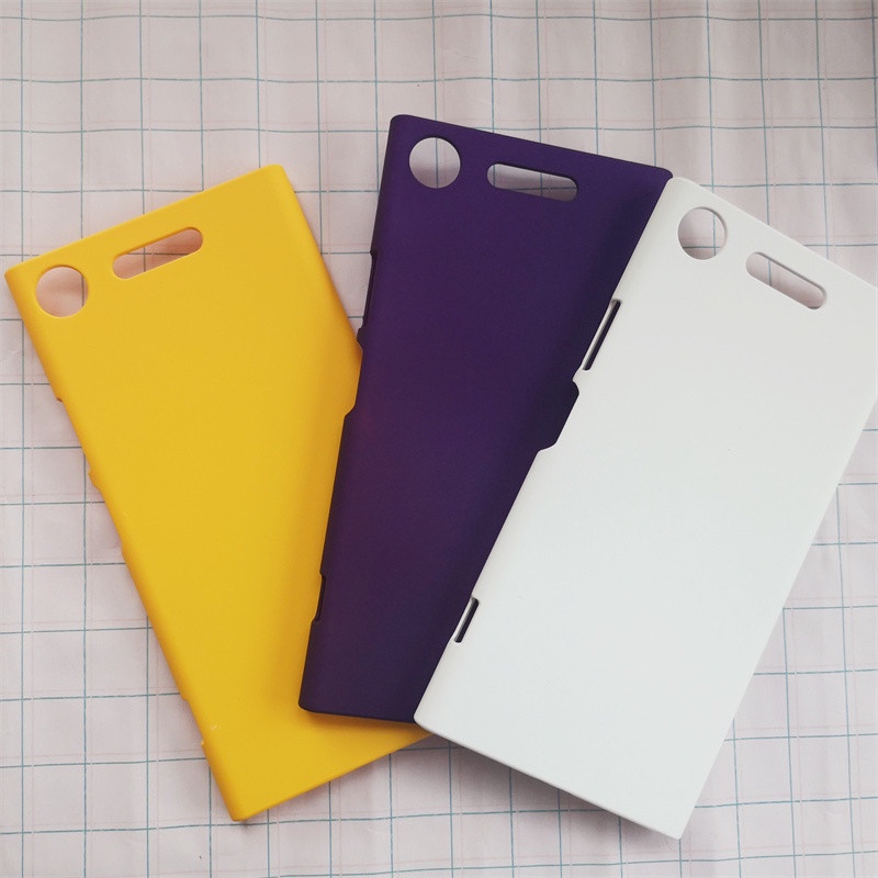 Ốp điện thoại cứng siêu mỏng màu trơn cho Sony Xperia XZ1 XZ Premium