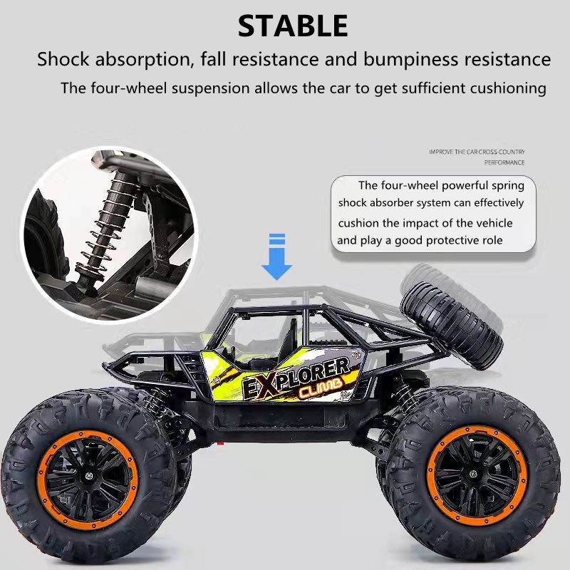Xe Địa Hình Điều Khiển Từ Xa 20KM / H 4WD 1: 16 Kèm Phụ Kiện
