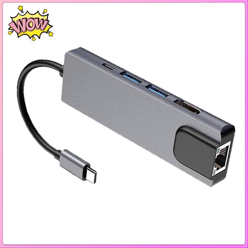 Dây Cáp Mở Rộng 5 Trong 1 Usb Type-C Hub Usb 3.0 100m