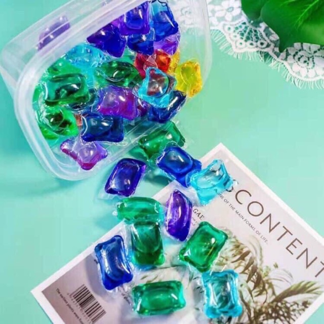 HỘP 30 VIÊN GIẶT XẢ QUẦN ÁO 3 IN 1