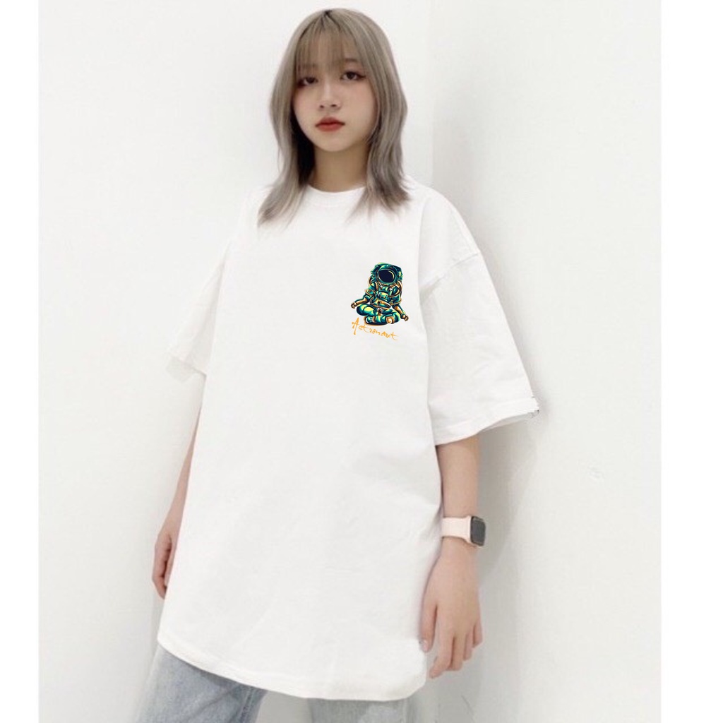 SKY TEE - ÁO THUN FORM RỘNG TAY LỠ ASTRONAUT BLACK AND WHITE | BigBuy360 - bigbuy360.vn