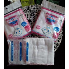 Set 10 khăn sữa 100% cotton 2 lớp 27x27cm, set khăn sữa trắng trơn Nhật thấm hút cho trẻ - Monnie Kids