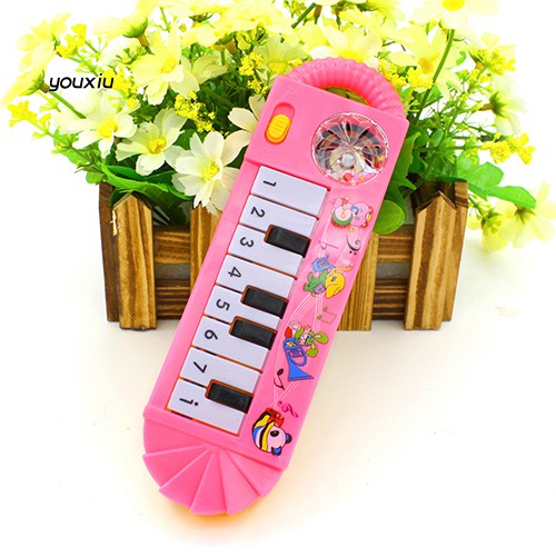 Đồ chơi đàn piano điện mini nhấn phím đơn giản cho em bé