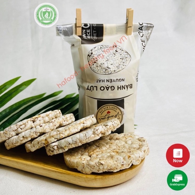 Bánh ăn kiêng gạo lứt yến mạch hafood, hỗ trợ giảm cân, siết cơ, tập gym, mix 3 vị | BigBuy360 - bigbuy360.vn