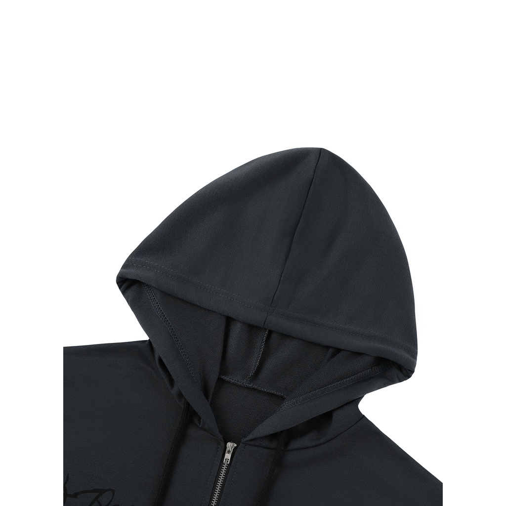 Áo sweatshirt có túi và mũ trùm đầu cỡ lớn dáng rộng tay dài khóa kéo in họa tiết thời trang cho nữ | BigBuy360 - bigbuy360.vn