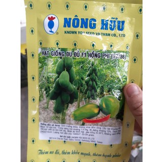 Hạt giống đu đủ Đài Loan - Đu đủ Nông Hữu gói 5gram