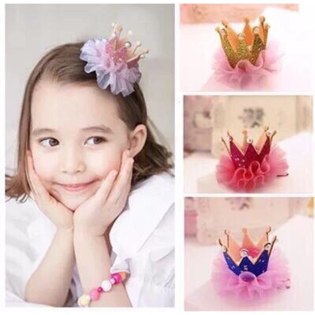 🎈🎈🎈CẶP TÓC HOÀNG HẬU CHO BÉ YÊU 15.000₫ /1 chiếc