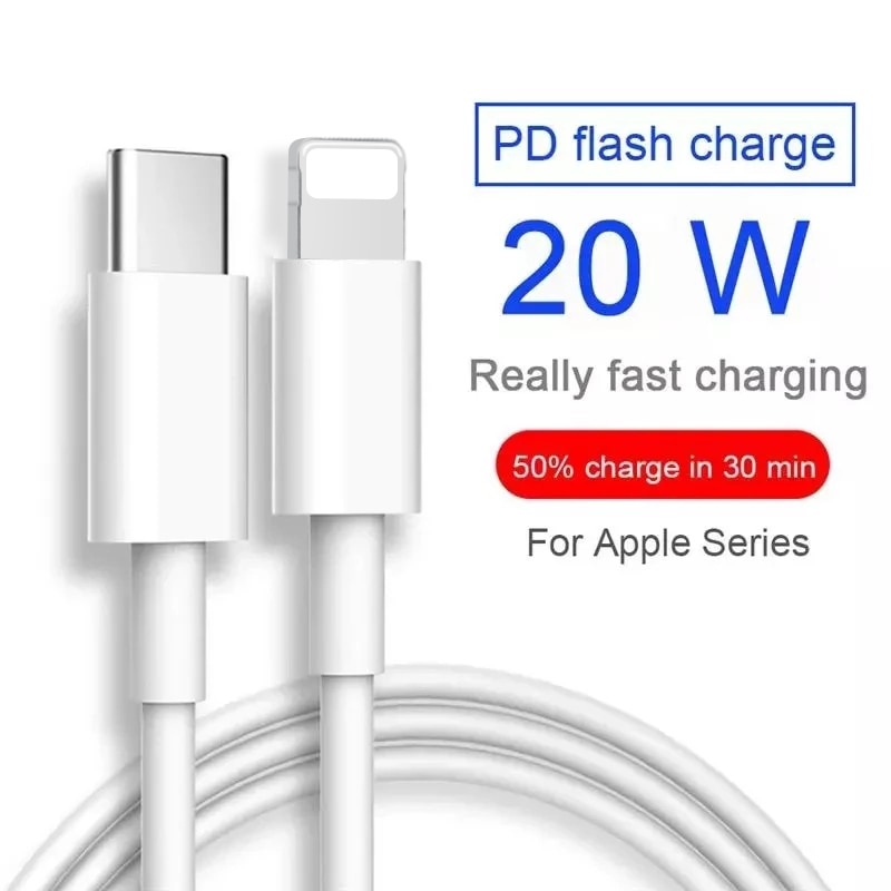 Dây cáp sạc nhanh ANKNDO USB type C 2M 20W PD thích hợp cho I/phone 13 Pro Max 12 mini 11 Pro Max