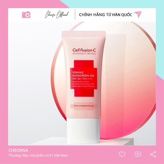 Kem chống nắng nâng tone Cell Fusion C Toning Sunscreen 50ml