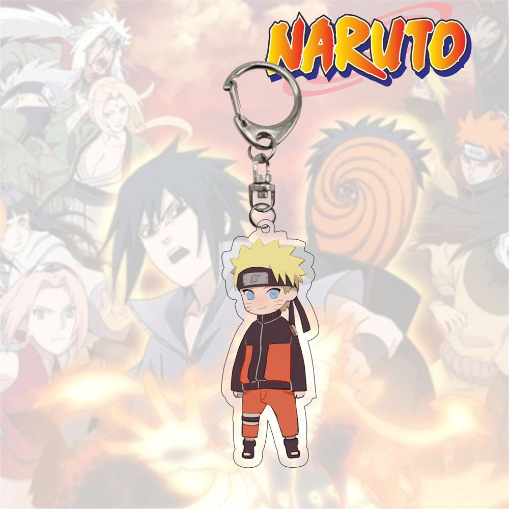 Móc khóa mô hình nhân vật anime Naruto bằng acrylic chất lượng cao