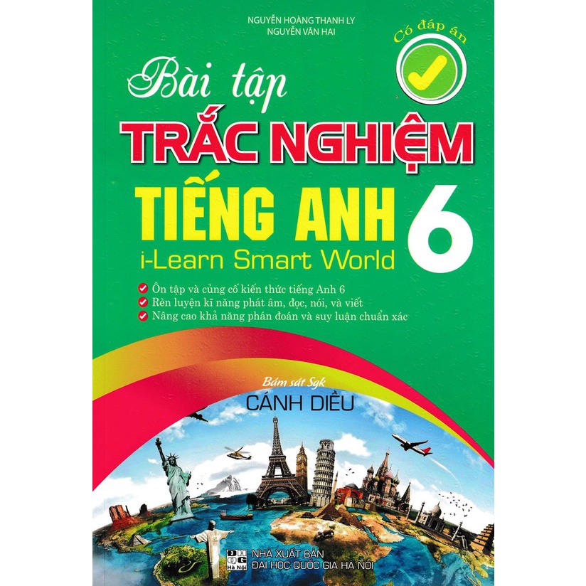 SÁCH - bài tập trắc nghiệm tiếng anh 6 - có đáp án