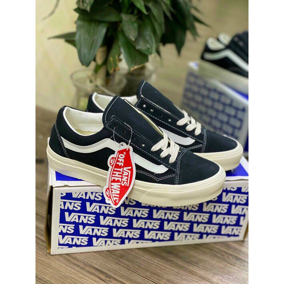 Giày VANS Vaul,Lười Caro, FOG hàng cao cấp 𝐕𝐀𝐍𝐒 Old Skool Đen bản đẹp đủ size 36-43 dễ phối đồ nhất.