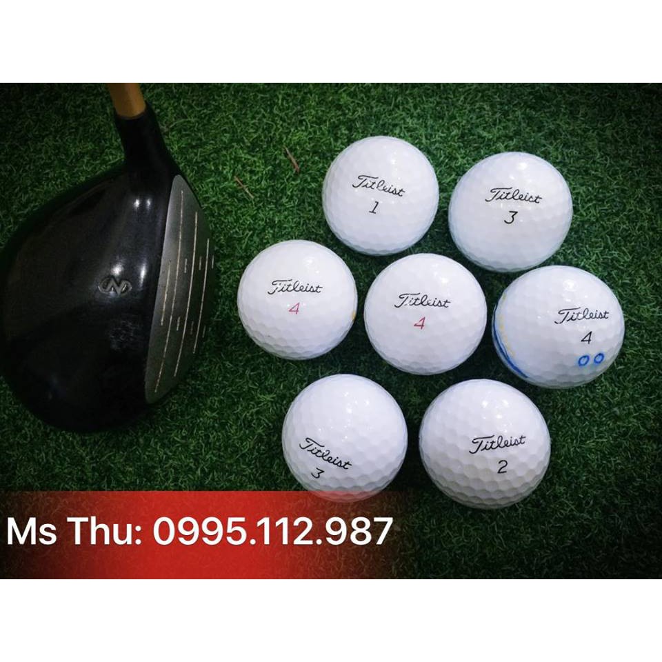 BÓNG GOLF CŨ CHÍNH HÃNG TITLEIST DTSOLO,NXT 150.000Đ/ COMBO 10 QUẢ -  MỚI 85-90 PHẦN TRĂM