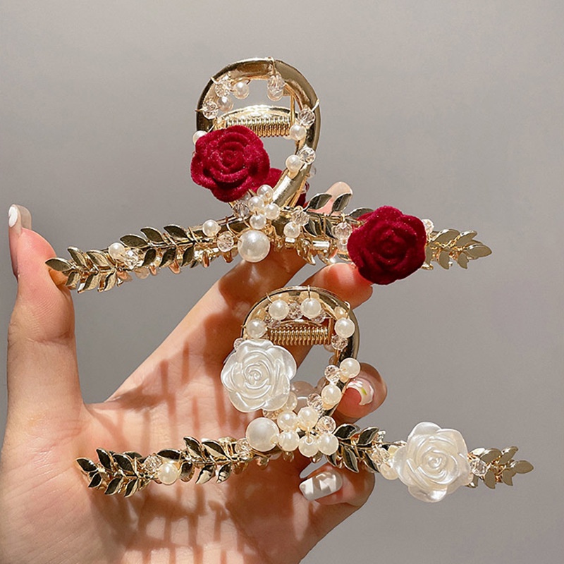 Kẹp Tóc Phối Tua Rua Phong Cách Hàn Quốc