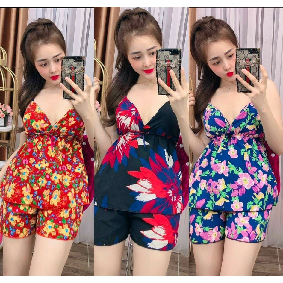 Bộ lụa đùi dễ thương - 38 đến 62kg | BigBuy360 - bigbuy360.vn