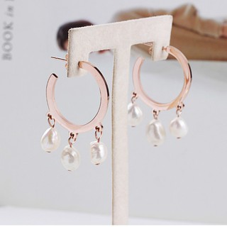 Bông Tai Titan Nữ Kiểu Dự Tiệc Sang Trọng Không Đen Không Gỉ TT 1745