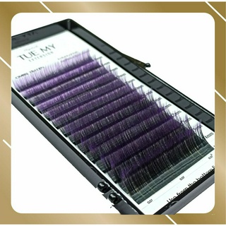 Ombre Tím Đen - Mi Lụa Màu Classic 0.07 Mix Size (14 line)