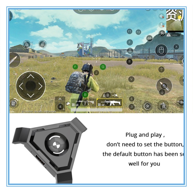 Bộ bàn phím và chuột chơi game PUBG cho điện thoại Android