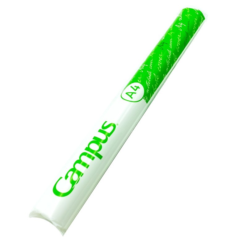 Bộ 10 Bọc Vở Nilon, Khổ A4: 210x297mm , sản phẩm của Campus - KOKUYO - màu trắng trong - NCA4-NTB-10