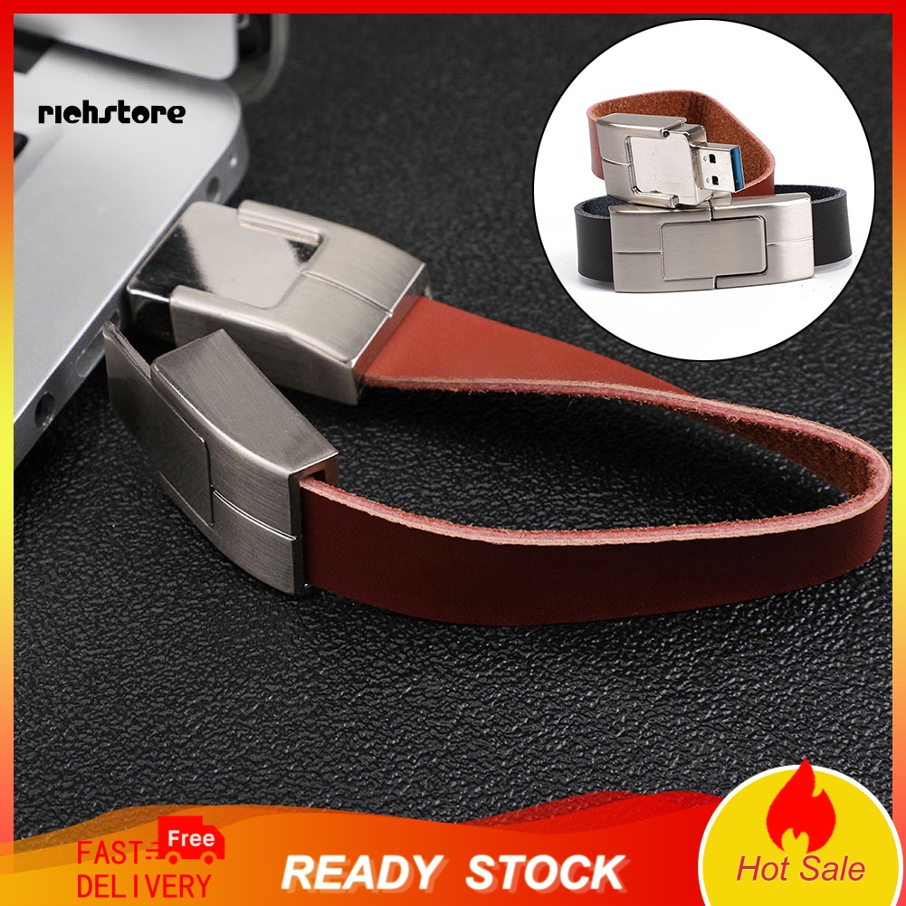 Usb Dung Lượng 64MB-64GB Giả Da Dạng Vòng Tay