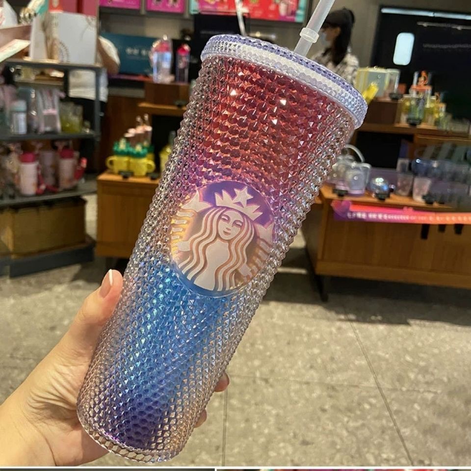 Cốc Uống Nước Starbucks Có Thể Tái Sử Dụng Nhiều Màu Sắc Thời Trang