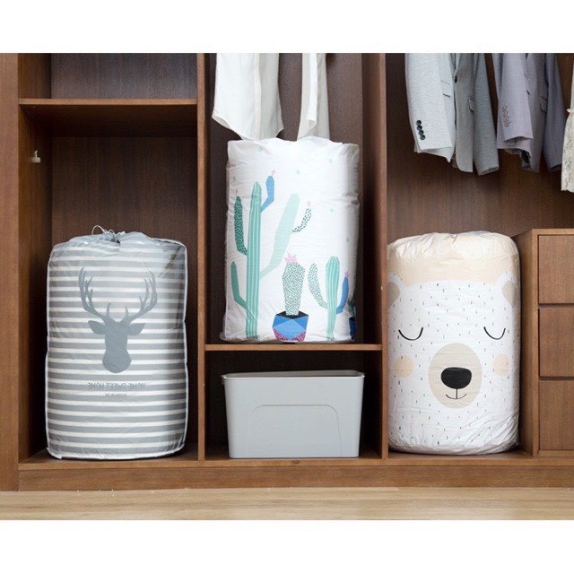 Túi Đựng Quần Áo Hình Trụ Sang Trọng - 82x43cm