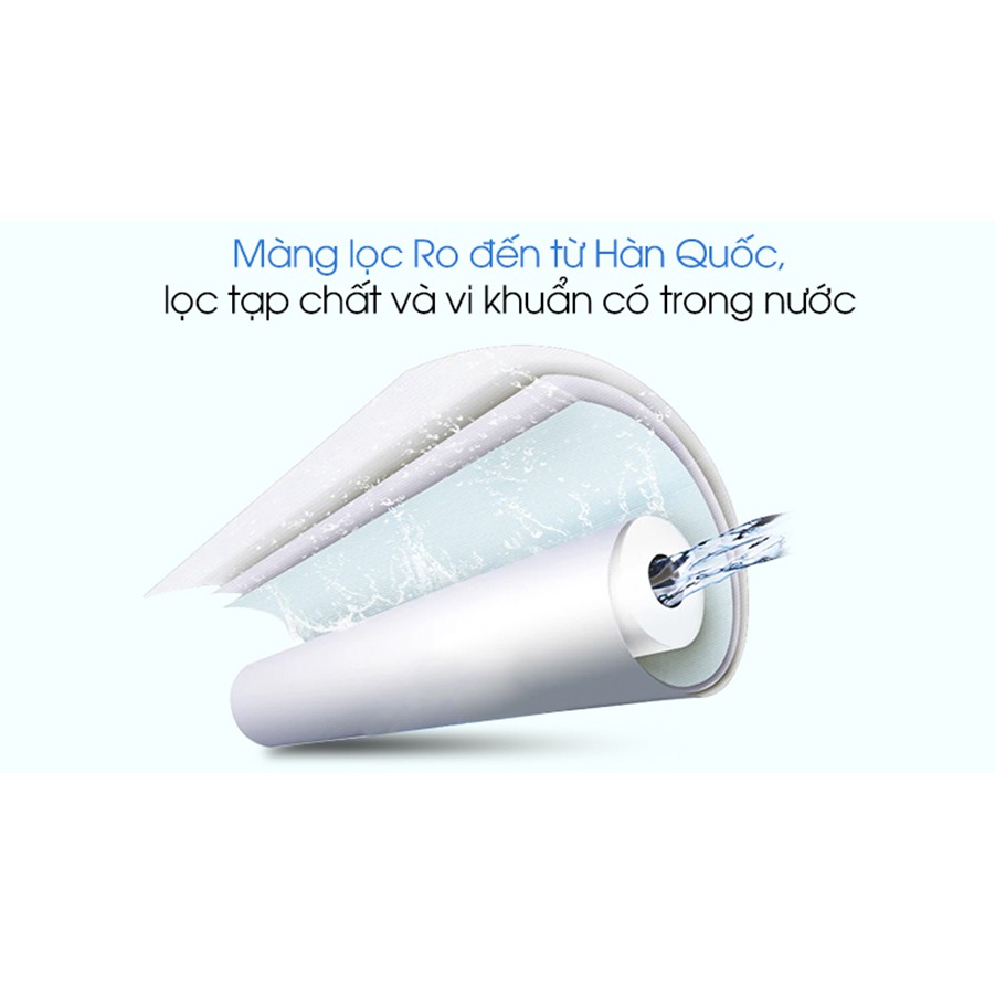 Máy lọc nước RO Midea JN1648T-RO tia UV diệt khuẩn, có thể để bàn hoặc treo tường