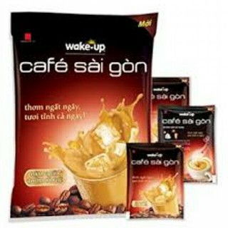 Cafe Wake-up Sài Gòn  5 bịch  ( 1 bịch 24 gói x 19g)