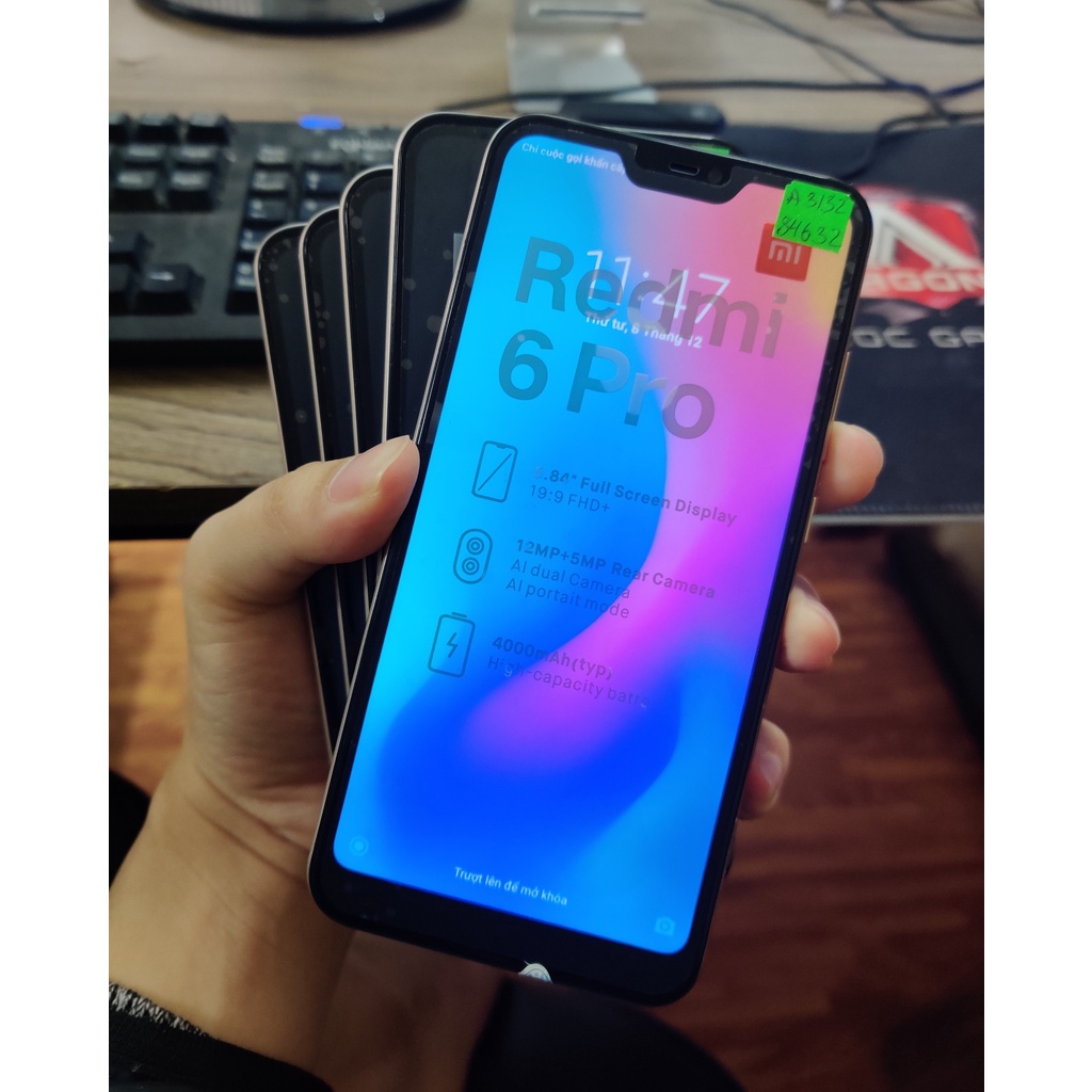 Điện thoại Xiaomi Redmi 6 pro 3/32gb pin 4k zin all