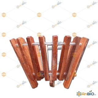 Chậu tròn gỗ sao phi 20 - chậu gỗ trồng lan - l1.1011