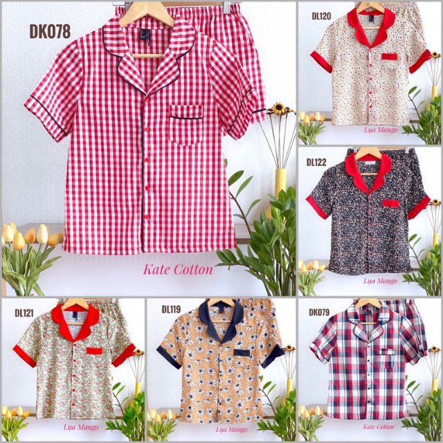 [CLIP THẬT] Đồ Bộ Nữ Mặc Nhà LUCKY Ngắn Pijama Dễ Thương Vải Mềm Mát