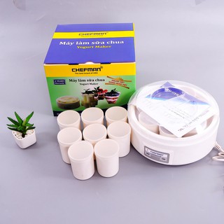 Máy làm ủ sữa chua yaourt  Chefman 8 cốc nhựa/cốc thủy tinh